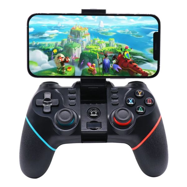 GamePads Wireless BT Bluetooth Compatible GamePad Control Video Game USB Joystick pour Switch / PC / iOS / Android / PS3 / PS4 Contrôleur