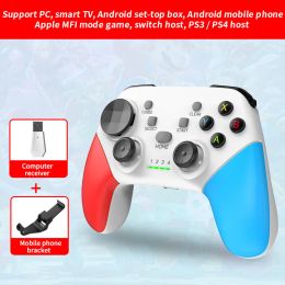 Manettes de jeu sans fil BT contrôleur de jeu pour Switch Pro PC Android IOS tablette Smart TV PS3 PS4 manette de jeu contrôle avec Turbo Vibration