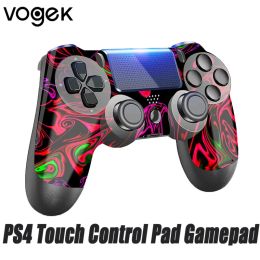 GamePads draadloze game controller lip textuur trilling handvat BluetoothCompati Touch Control Pad Gamepad voor Sony PlayStation 4 PC/PS4