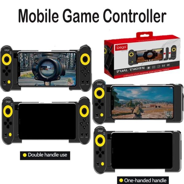 Mando de juegos inalámbrico con gatillo PUBG, controlador de juego para móvil para Android, teléfono, tableta, PC, TV Box, consola de Joystick compatible con Bluetooth