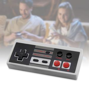 Gamepads receptor inalámbrico controlador de juego 2,4 GHz Joystick Gamepad para sistema de entretenimiento Nintendo NES Mini Edición Clásica