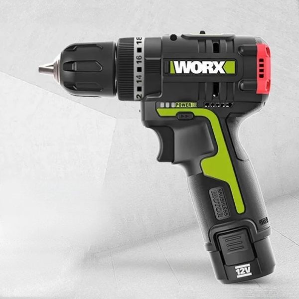 GamePads yoepin worx inalámbrico taladro eléctrico wu130x 12v 40 nm motor sin cepillo para mejoras para el hogar carpintería