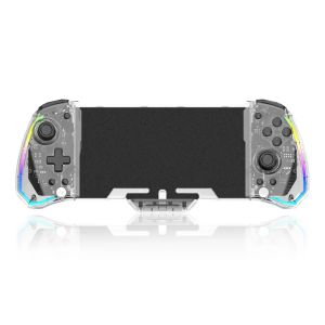 GamePads YS43 / 44/45 RVB Colorful Transparen pour Switch Game Console Handle Gandle Controller approprié Joypad Gamepad Joystick