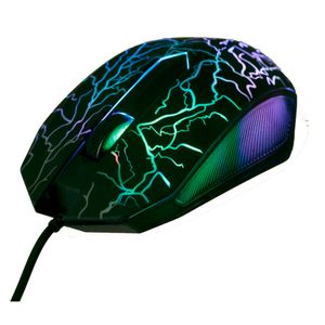 Souris de jeu souris filaire d'ordinateur souris de jeu professionnelle avec 3 couleurs vives LED rétro-éclairé et conception ergonomique souris de jeu pour joueur LOL CS