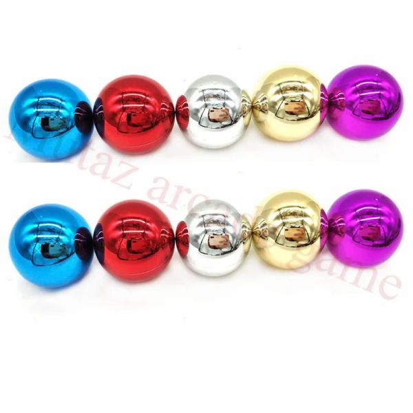 Jeux 10pcs / lot Nouveau modèle Sanwa Arcade Joystick Ball 35 mm Chrome Balltop for Joystick Rocker Coin Operator Arcade Machine Cabinet