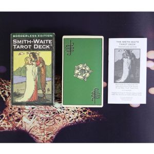Games 12x7cm tarot -kaart. Smithwaite Divination Tarot Deck Borderless Edition Tarot -kaarten met gids voor beginners