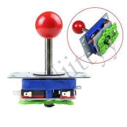 Jeux Arcade Zippy Joystick 2/4/8 Way Rocker 34 mm Top Ball Long Shaf Delay Kit Diy Games Contrôleur de jeu classique