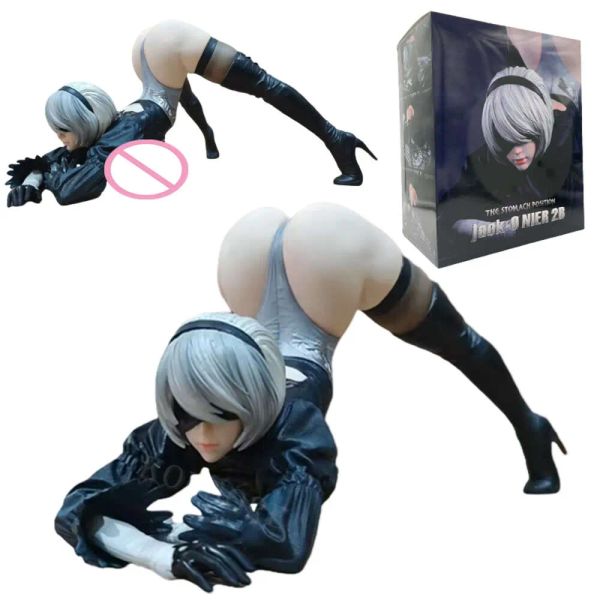 Jeux Costumes de mascotte 16cm Nier: Automata Sexy Girl Anime Figure Yorha No.2 Type B Action Figure Nier Yorha 2b Figure Adult Collectible M