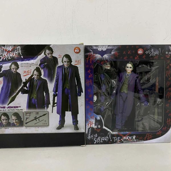 Juegos Mascot Costuos Mafex 051 Joker Acción Figura Toyadores de modelo articulado 15 cm Muñeco coleccionable Presente de cumpleaños móvil conjunto para Frie