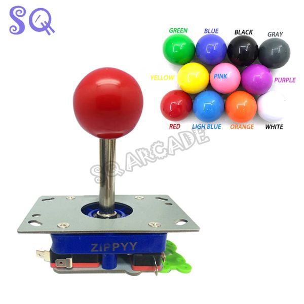 Jeux Pandora Game Copy Zippy Joystick Arcade Joystick 2/4/8 Way Arcade Stick 34 mm Top Ball Kit DIY GAMES CONTRÔLEUR CLASSIQUE CONTRÔLER