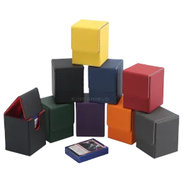 Games Topload Card Case Deck Box voor handelskaart magische kaarten bordspellen pkm ygo tcg bindmiddelen: 100+
