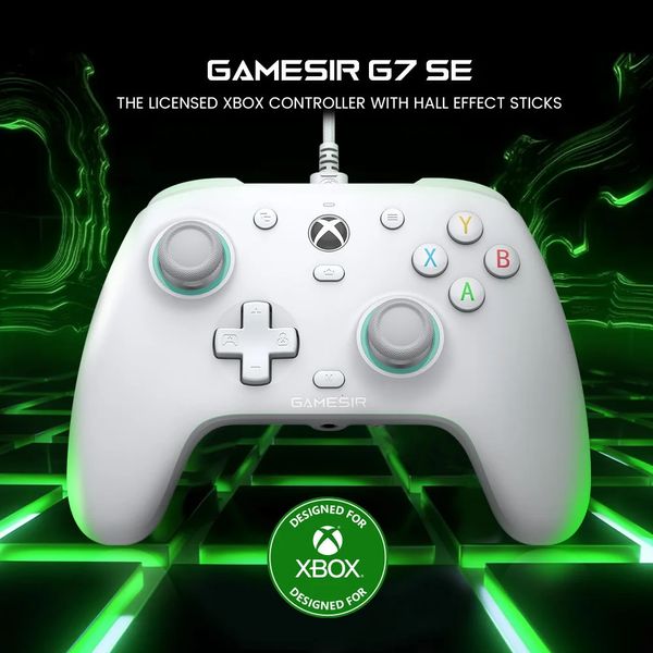 Manette de jeu filaire GameSir G7 SE Xbox pour Xbox Series X Xbox Series S Xbox One avec joystick à effet Hall 240119