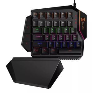 GameSir GK100 Mini Teclado mecánico de una mano Interruptores azules para PC Gaming2063