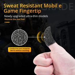 Gaming Dinger Sleeve Pringertes respirants pour les jeux Anti-Sweat Touch Screen Couvre-doigts Couvrer le gant tactile mobile sensible