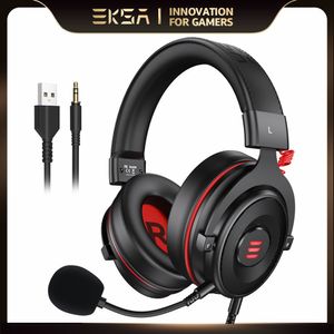 Gaming Headset Gamer Wired 3,5 mm stereo/USB 7.1 Surround gaming -hoofdtelefoon voor pc/PS4/PS5/Xbox met ruisonderdrukkingsmicrofoon