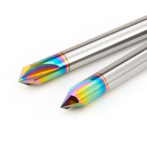 GAMONT HRC65 60 ° 90 ° 120 ° Nano Colorful revêtement en acier de tungstène 2/3