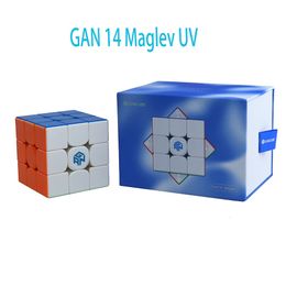 Gan 14 Maglev UV Magia Magia Magia Cubo Gan14 M Stickerless Professional Fildget Toys Gan 14m Cubo Magmo Puzzle 240326