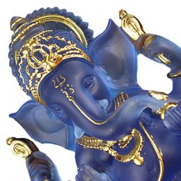 Ganesha Beeldje Indiase Fengshui Lord Ganesh Standbeelden Home Ornamenten Ambachten Boeddha Olifant Hindoe-God Sculptuur 240122