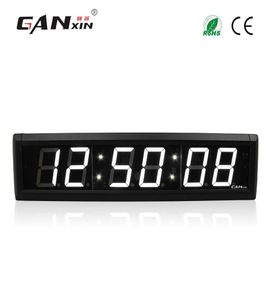 Ganxin23 inch 6 cijfers LED wandklok witte kleur LED timer 7 segment display countdown met afstandsbediening3972932