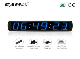 Ganxin4 pouces 6 chiffres Affichage LED Digital Office horloge Garage Edition Mur Timer Countdown Corloge7591637