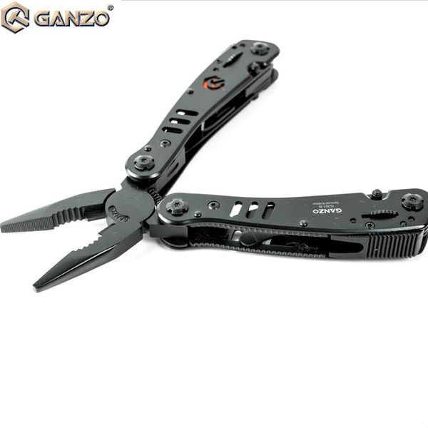 Ganzo G301-B G301B Motor Multi Alicates Kit de herramientas Bolsa de nylon Buena combinación Alicates de cuchillo plegable de acero inoxidable para acampar Y200321