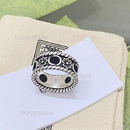 2021 Designer Mode Ring Sieraden Mannen Dames Luxe Ringen Paar Hoogwaardige Sieraden Simple Party Wedding Engagement Gift