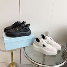 Gaoding – petites chaussures de sport décontractées à semelle épaisse en cuir véritable pour femmes, chaussures de papa à lacets, nouvelle collection automne/hiver 2023