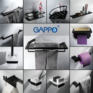 GAPPO porte-serviettes porte-serviettes de salle de bain tige de suspension accessoires de quincaillerie de bain supports de bain muraux étagères de salle de bain papier Holde T200915