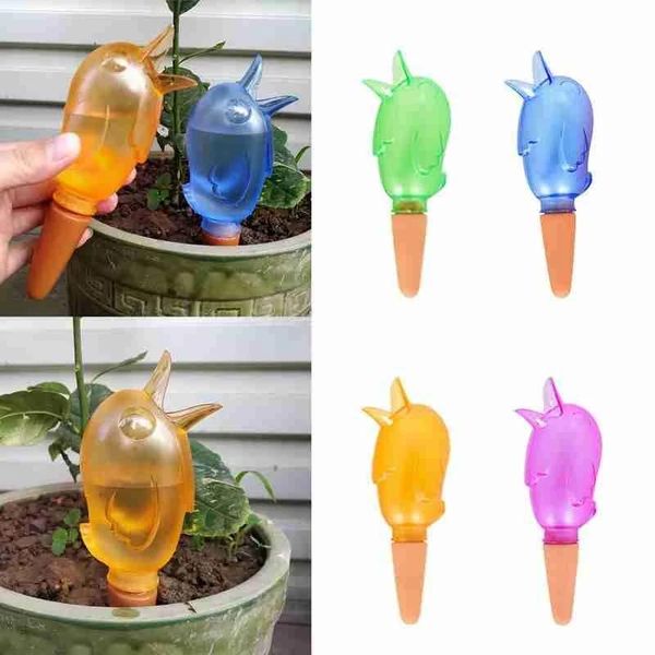 Équipements d'arrosage automatique de jardin Oiseaux mignons Kit de système d'arrosage d'irrigation goutte à goutte d'intérieur Abreuvoirs pour plantes en pot Spike pour plante d'intérieur