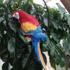 Tuindecoratie, Outdoor Garden Hanging Tree Animal Decoration, Simulation Parrot Bird Ornament Resin Crafts