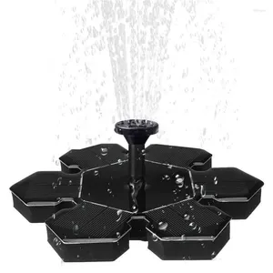 Gardendecoraties 1.4W Solar Fountain Pomp aangedreven water met 4 spuitspuitspuits vogelbad voor buiten