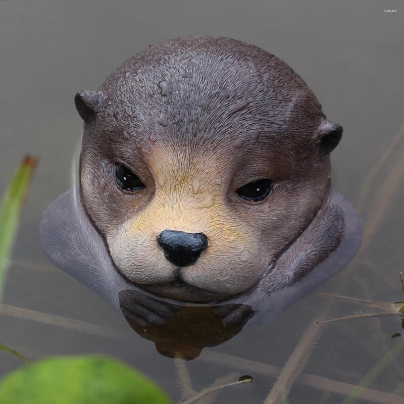 庭の装飾1フローティングカワウソの水装飾プールとテラスアクセサリーポンド中庭の一部