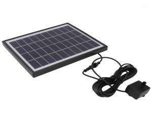 Tuindecoraties 12V 5W Solar Fontein Fonteinen Watervallen Power Vogelbad Waterpomp Drijvend9218410