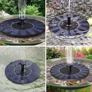 Décorations de jardin 13/16 / 18 cm Pompe de fontaine solaire Puche d'énergie Kit d'arrosage pour panneau coloré Baignoire d'oiseaux Piscine extérieure