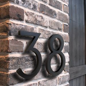 Tuindecoraties 15 cm huisnummer zwevende bord moderne deurnummers bouwborden buiten huisnummer numeros casa adres BO 230823