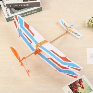 Décorations de jardin 1pc Foam Glider Plane avion jouet bandoule élastique Aircraft modèle pour enfants en plein air sport enfants cadeau éducatif