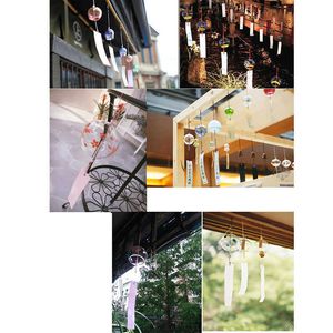 Décorations de jardin 1PC Wind Bell Carillons de vent à la main en verre cuisine bureau décor décor de salle pour la décoration de la maison fête