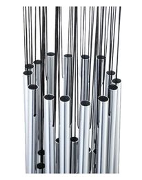 Décorations de jardin 27 tubes 5 cloches Windchime Chapelle Vent Porte Carillons suspendus 30 JlltGF soif2358228