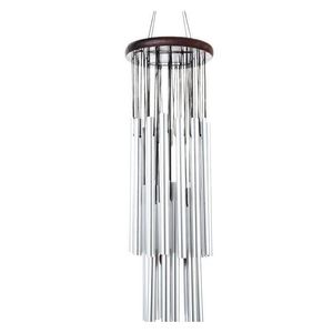 Décorations de jardin 27 tubes 5 cloches Windchime Chapelle Wind Chimes Porte Décoration suspendue Jllblw Sport777 Drop Delivery Home Patio Law Dh2Ti