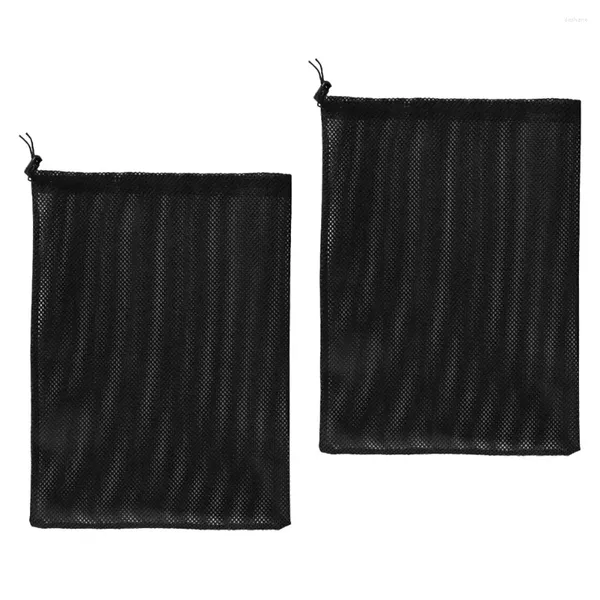 Decoraciones de jardín 2 PCS Polyester Pond Filter Bag Bag Pool Mesh