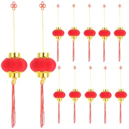 Decorações de jardim 30 peças lanternas pequenas decorações bonsai lanternas decorativas ao ar livre pingentes pendurados casamento festivo chinês