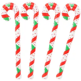 Gardendecoraties 4 PCS Kerststick voor de oudere decoratieve buitenballonnen PVC Candy Counes Xmas opblaasbaar decoreren