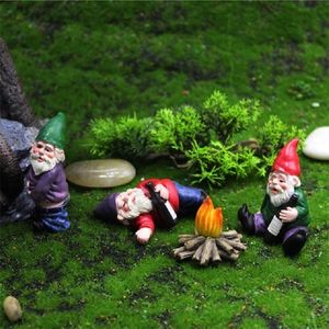 Decoraciones de jardín 4 Uds gnomos borrachos decoración de Knomes borrachos para exteriores Patio interior patio césped porche ornamento regalo 230711