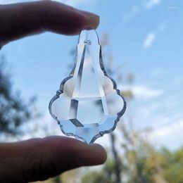 Tuin Decoraties 50mm Clear Crystal Prisma Kroonluchter Onderdelen Hanger Zon Catcher Opknoping Drop Ambachten Thuis Gardem Decor