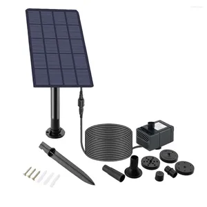 Tuindecoraties 5W 5V ZONDAG POWER PANDEL WATERPOMP Decoratie met stake Fountain Energy Saving IP68 Waterdichte kits voor pool