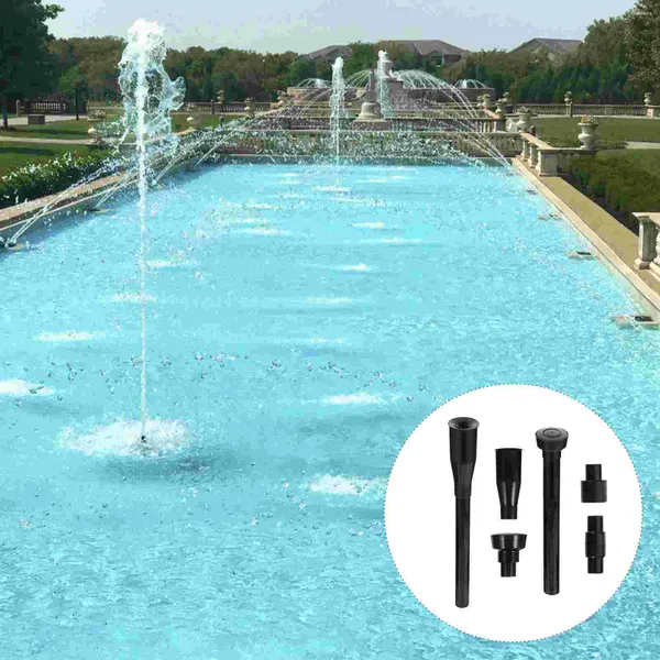 Décorations de jardin 8 buses de pompe de fontaine fournitures submersibles de pulvérisation d'eau pour la taille de la piscine de l'étang