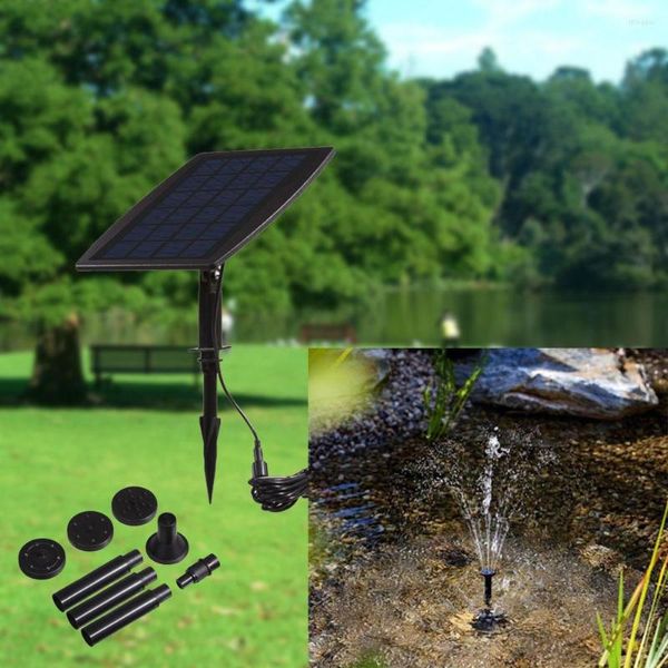 Décorations de jardin 9V 2.5W fontaine solaire pompe à eau sans brosse panneau d'alimentation paysage pour étang décoration de bain d'oiseau