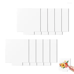 Tuindecoraties Acrylplaten 10 stuks Vierkant Rond Paneel Dik Plexiglasbord Gebruik voor LED-lichtbasis Tafelbord DIY Displaystandaard