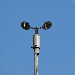Décorations de jardin Anemomètre Capteur de surveillance de la vitesse du vent - Cup Wind Metter Tool Speed ​​Direction Alimentation
