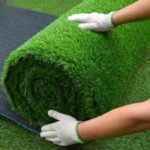 Décorations de jardin Simulation de prairie artificielle mousse pelouses gazon faux tapis d'herbe verte tapis de plantes extérieur micropaysage paysage décors de sol 231216